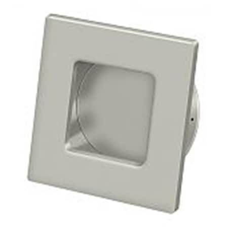 Patioplus 2.75 in. Heavy Duty Square Flush Pull, Brushed Nickel PA1635109